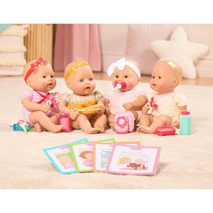 Muñeca Bebé 30 Cm Suave con Accesorios Bañera y Libro Battat Baby Sweetheart - Imagen 7