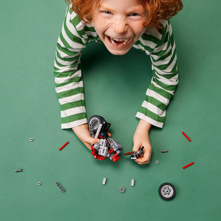 Set De Construcción Lego Technic Moto 42132 Juguete Para Niños 7 Años Con Detalles Realistas - Imagen 3