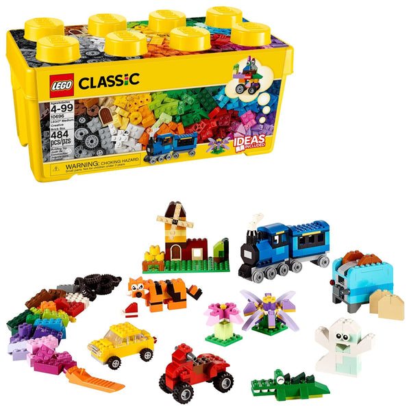 Lego Classic 10696 Caja De Bloques Creativos Mediano 484 Piezas Para Niños Desarrolla Su Creatividad - Imagen 1