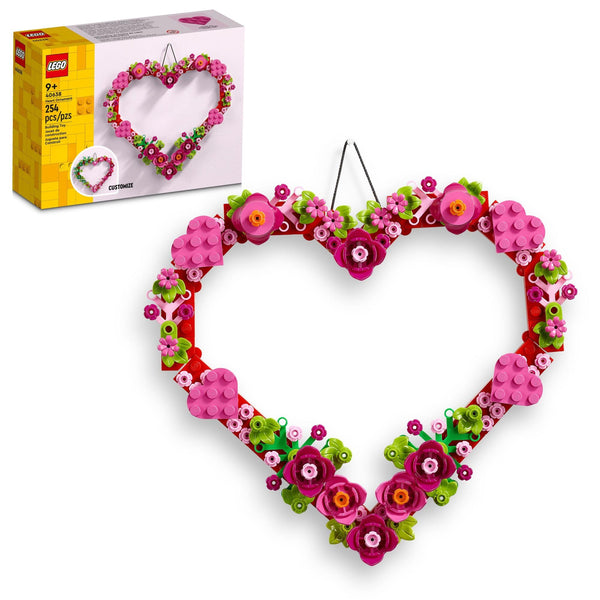 Lego Juguete De Construcción Corazón De Flores Decoración Creativa Para Niños Y Adultos - Imagen 1