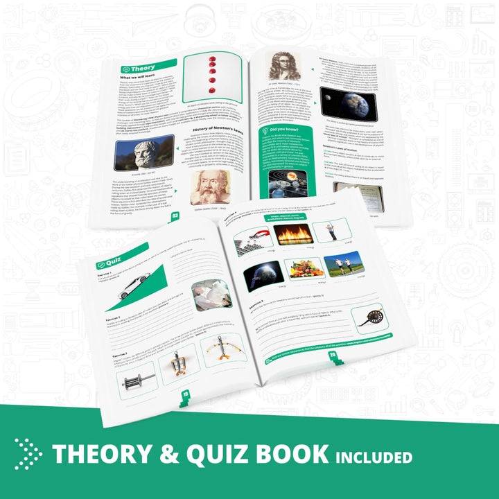 Engino STEM902 Juego de Construcción Leyes de Física para Niños + Aplicación 3D Interactiva - Imagen 3