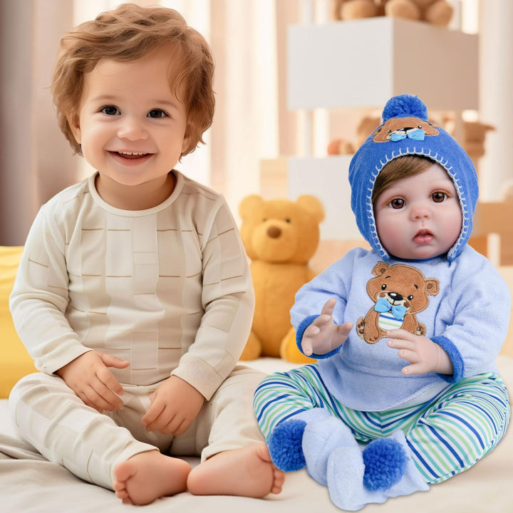 Muñeca Bebe Real Reborn Niño Recien Nacido 55 Cm - Imagen 2