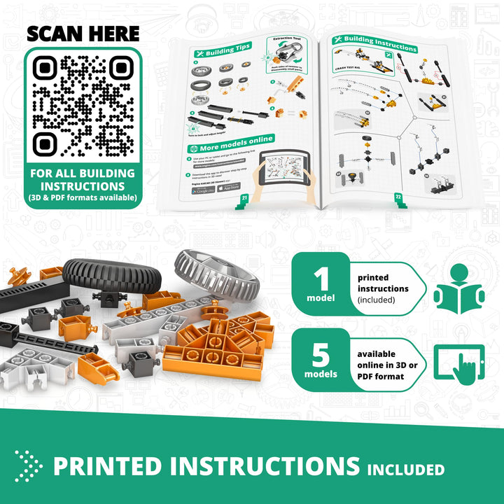 Engino STEM902 Juego de Construcción Leyes de Física para Niños + Aplicación 3D Interactiva - Imagen 6