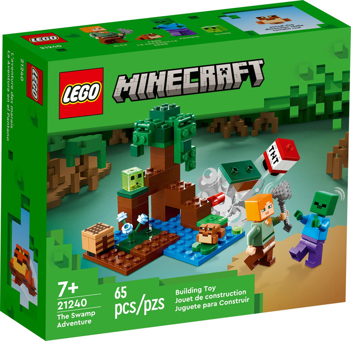 LEGO® Minecraft® La Aventura En El Pantano Set 21240 con Alex Zombi Slime Rana y TNT - Imagen 6