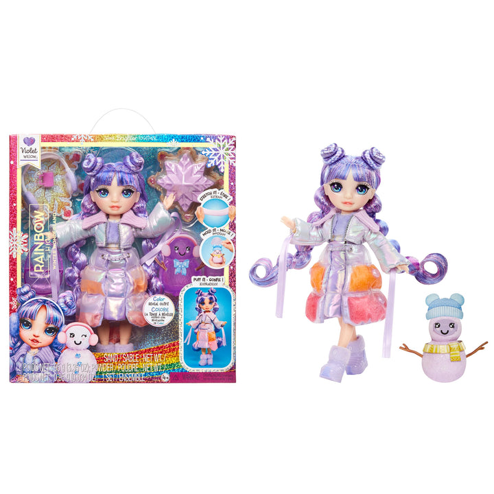 Muñeca Violet Winter Wonderland 11 Pulgadas Con Nieve Mágica Para Niñas - Imagen 1