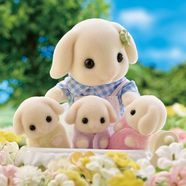 Flora Rabbit Family Calico Critters Juego 5 Figuras para Niños Estimula Creatividad - Imagen 8