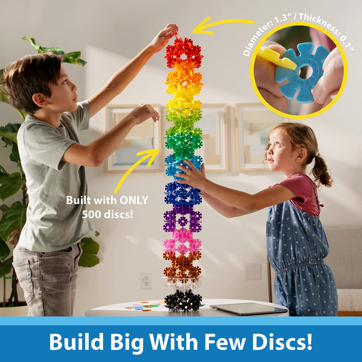 Juego De 500 Piezas De Disco Entrelazado Educativo Stem Para Niños - Imagen 5