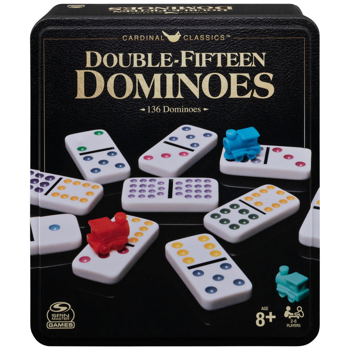 Domino Doble 15 Fichas En Caja De Coleccion Diversión Y Estilo - Imagen 1