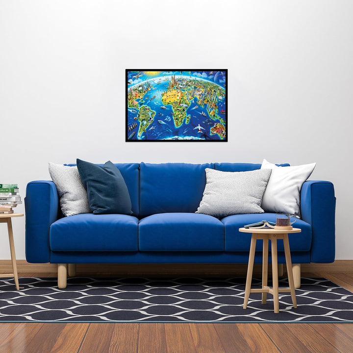 Rompecabezas De Madera 1000 Piezas Para Adultos Diseño Decorativo Relajante - Imagen 2