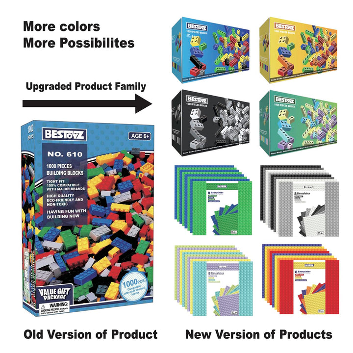 Bestoyz Bloques de Construcción Juguete Clásico para Desarrollar Creatividad y Habilidades Motoras - Imagen 7