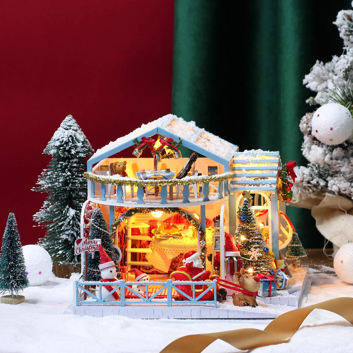 Kit Casa De Muñecas Miniatura Escala 124 Con Música Bricolaje - Imagen 7