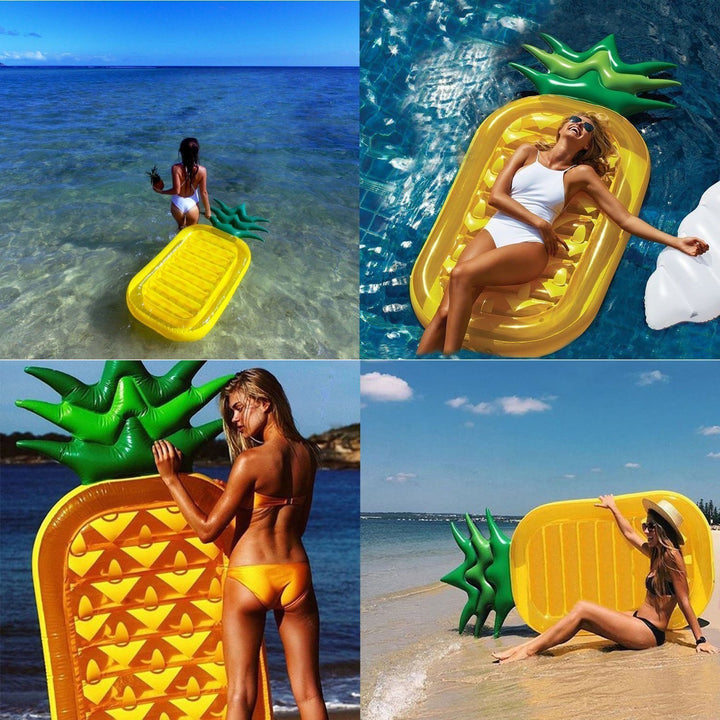 Jasonwell Flotador Gigante Piña y Cactus para Fiesta en Piscina y Playa - Imagen 3