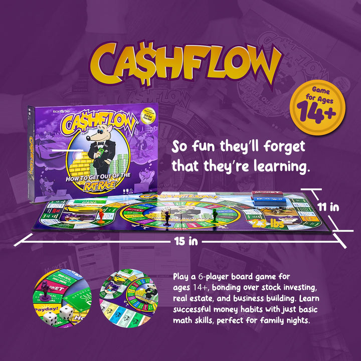 Juego De Mesa Rich Dad Cashflow Nueva Edición Educación Financiera - Imagen 3