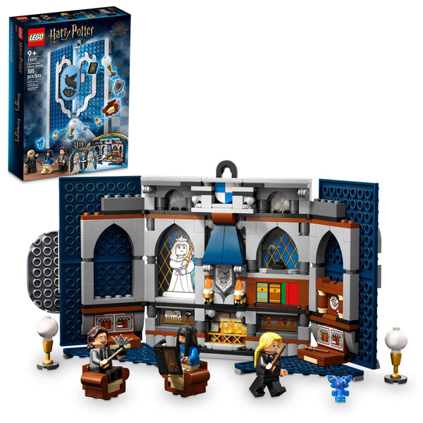 Harry Potter Ravenclaw House Banner Kit 76411 3D Decoración Pared con Minifiguras - Imagen 1