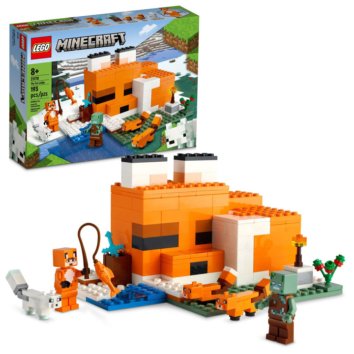 Lego Minecraft The Fox Lodge Kit De Construccion Ideal Para Aventuras Creativas - Imagen 1