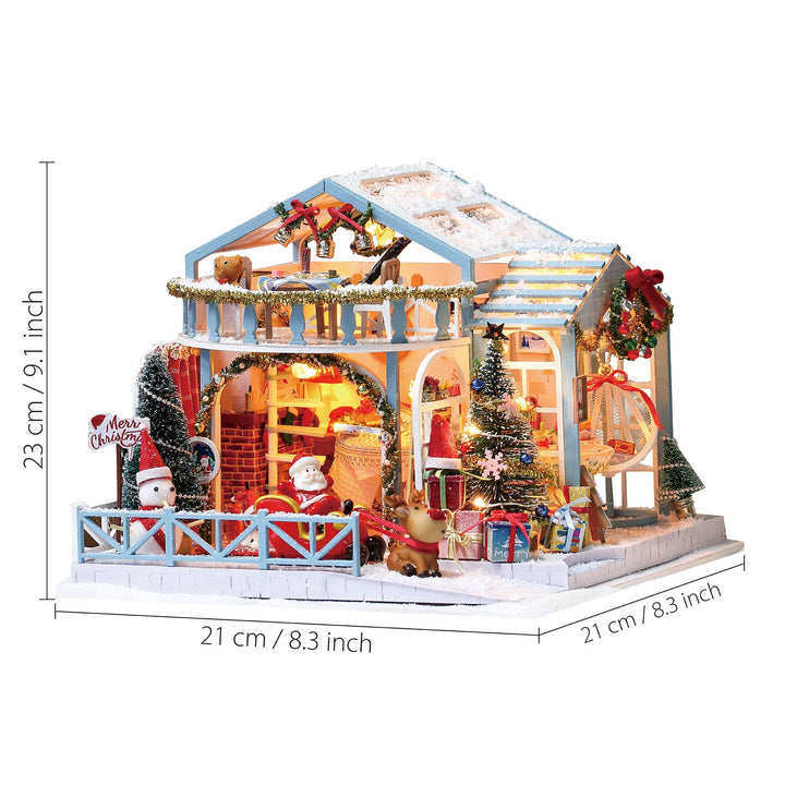 Kit Casa De Muñecas Miniatura Escala 124 Con Música Bricolaje - Imagen 3