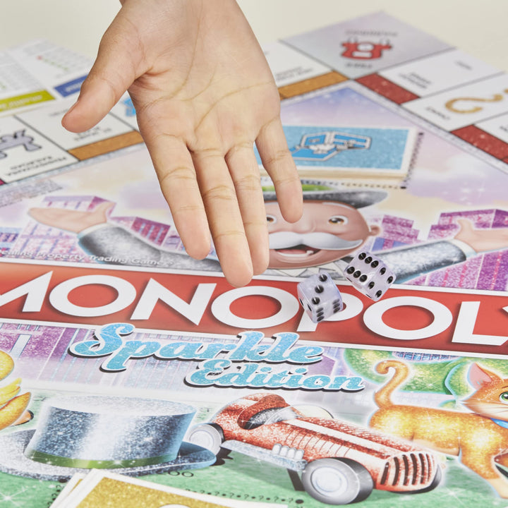 Juego De Mesa Monopoly Sparkle Edition Exclusivo Amazon - Imagen 4