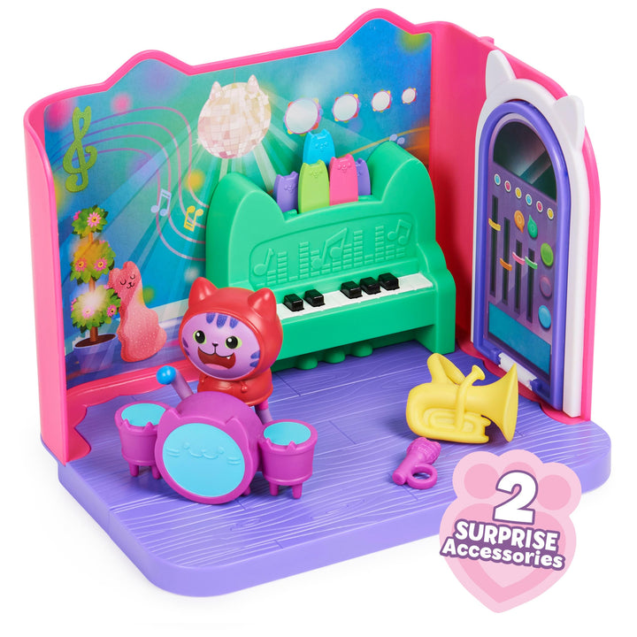 Casa De Muñecas Gabby Sala De Música Groovy Con Figura Y Accesorios - Imagen 4