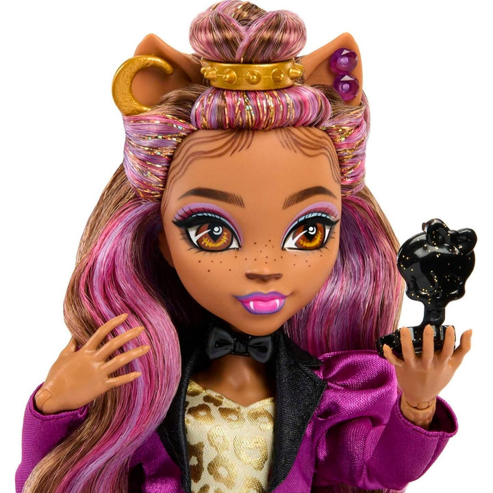 Muñeca Clawdeen Wolf Monster Ball Party con Accesorios Temáticos y Globos - Imagen 2