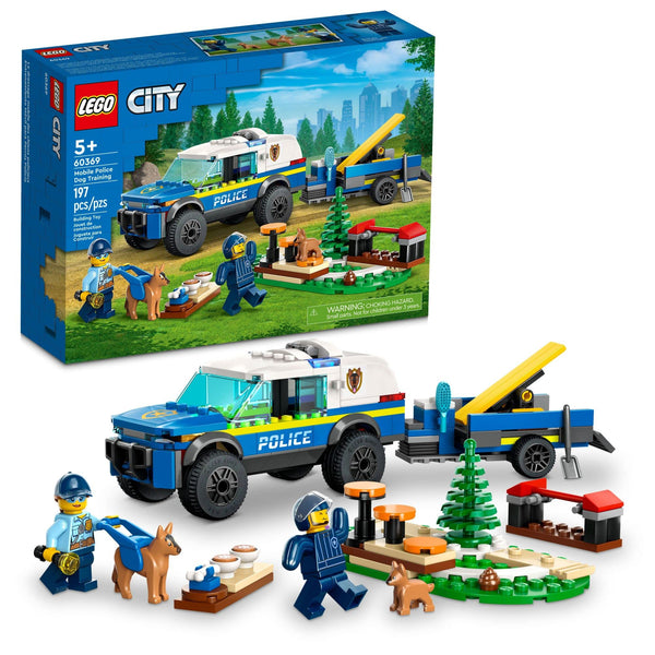 LEGO City 60369 Entrenamiento Móvil Para Perros Policía Desarrolla Creatividad y Habilidades Motoras - Imagen 1
