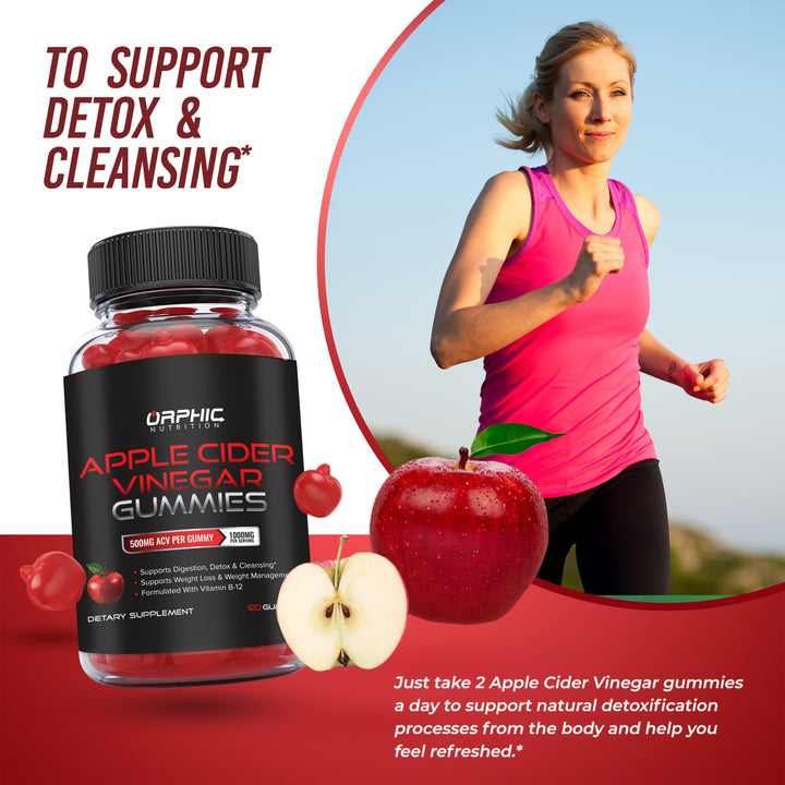 Vinagre De Sidra De Manzana 1000mg Gomitas - Imagen 5