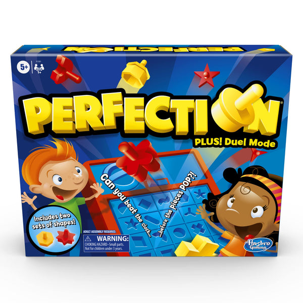 Hasbro Gaming Perfection Plus Juego De Mesa Infantil Para 2 Jugadores - Imagen 1