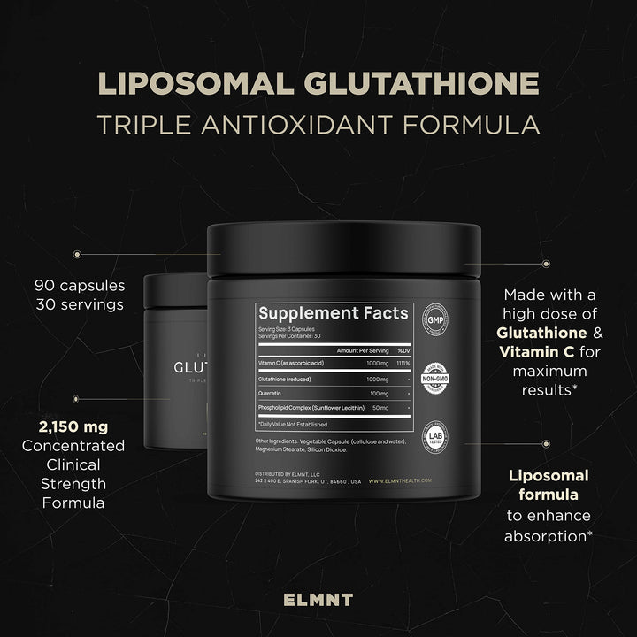 Glutatión Liposomal 2000 Mg Complejo Antioxidante Blanqueado Súper Absorción - Imagen 8
