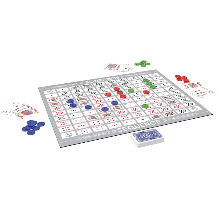 Juego Sequence Tablero Plegable 12 Jugadores Estrategia Familiar - Imagen 3