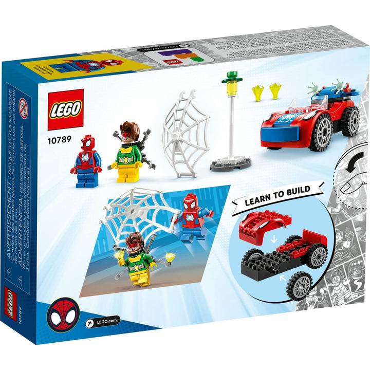 Marvel Spider-Man Car and Doc Ock Juego de Construcción para Niños 4+ Piezas que Brillan - Imagen 6