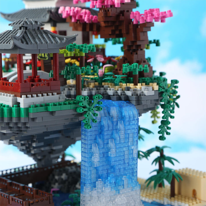 Juego De Construcción Árbol Cerezo 3320 Piezas Con Música Sakura Tree House - Imagen 5