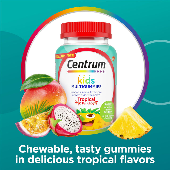 Centrum Multivitaminico Niños Pomche Tropical 150 Gomitas Vegetariano - Imagen 4