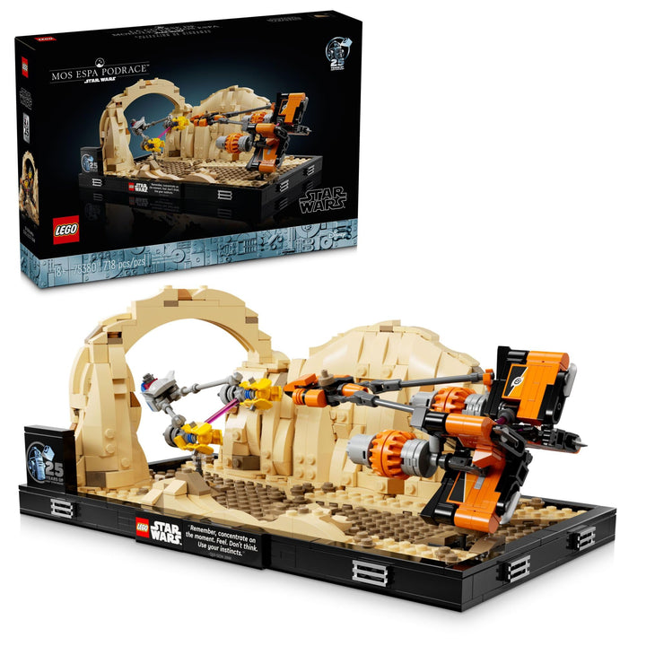 Lego Star Wars Diorama Mos Espa Podrace Modelo 75380 Set Para Adultos - Imagen 1