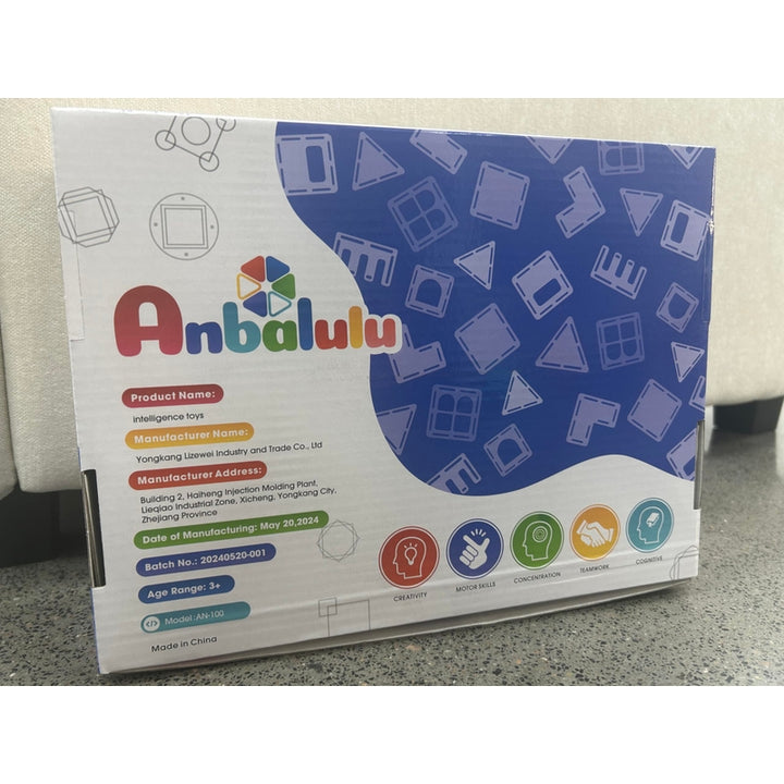 Azulejos Magnéticos 100 Bloques Y 2 Coches Educativos STEM para Niños - Imagen 7