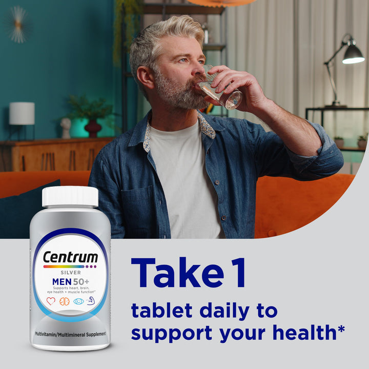 Multivitaminico Centrum Silver Men 50 Plus Salud Integral Y Memoria - Imagen 5
