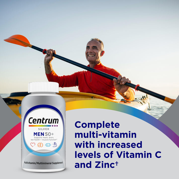 Multivitaminico Centrum Silver Men 50 Plus Salud Integral Y Memoria - Imagen 2