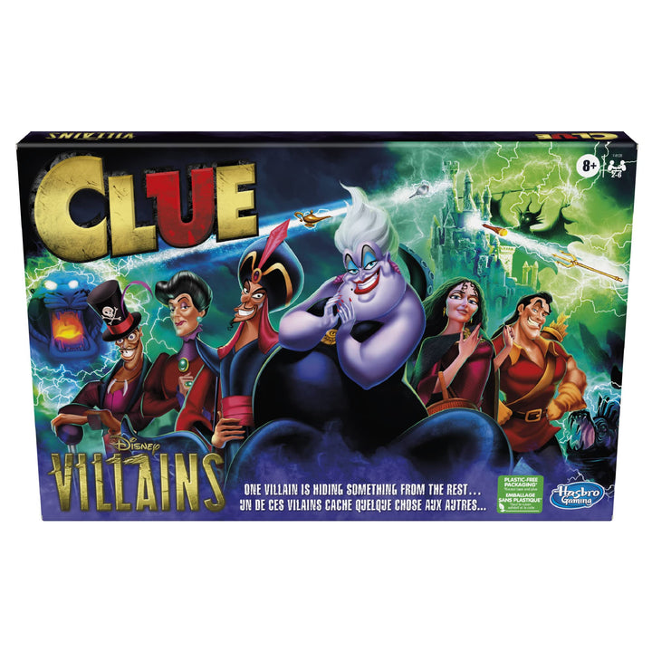 Clue Disney Villains Edition Juego de Mesa Familiar 2-6 Jugadores - Imagen 1