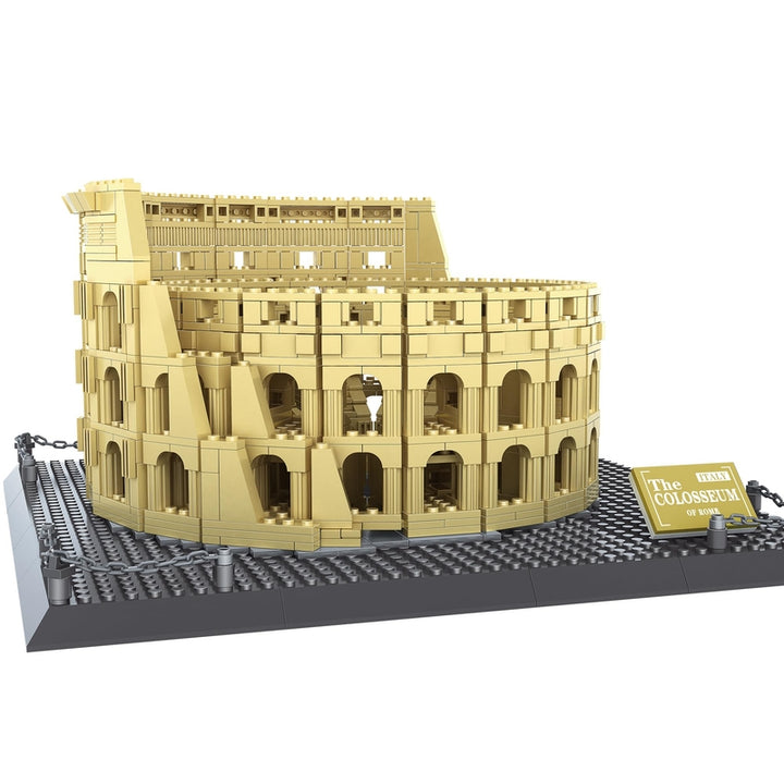 Juego De Bloques Construcción Coliseo Romano 1756 Piezas Wange Diviértete Aprendiendo y Crea Tu Propia Obra Maestra - Imagen 4