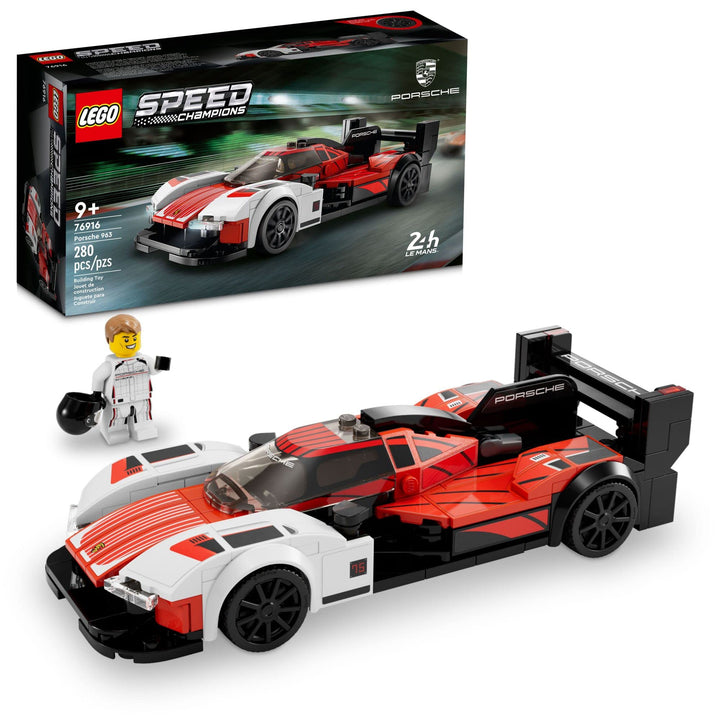 LEGO Speed Champions Porsche 963 76916 Kit Construcción Auto de Carreras con Minifigura - Imagen 1