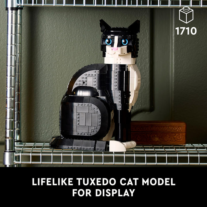 Gato Esmoquin Construcción Creativa Modelo Decorativo 1710 Piezas - Imagen 2