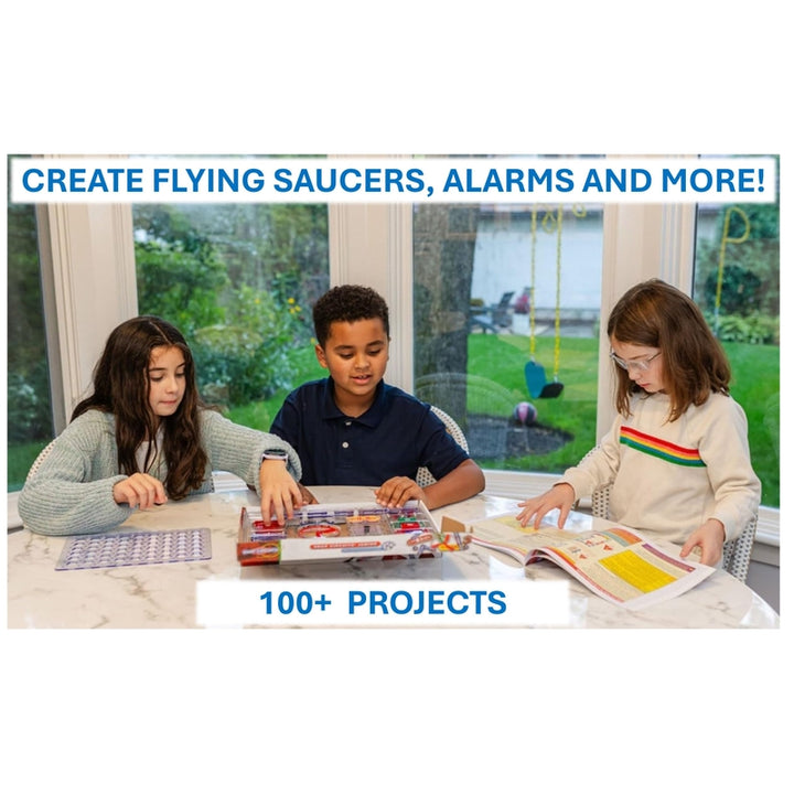 Kit Circuits Jr SC-100 Elenco Electrónica para Niños de 8 años Más de 100 Proyectos de Circuitos - Imagen 2