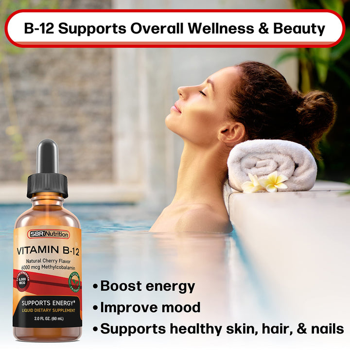 Vitamina B12 Metilcobalamina Líquida 6000 Mcg Extra Fuerza - Imagen 5