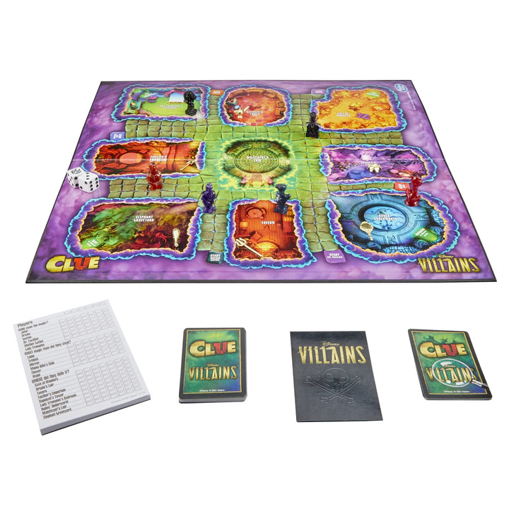 Clue Disney Villains Edition Juego de Mesa Familiar 2-6 Jugadores - Imagen 9