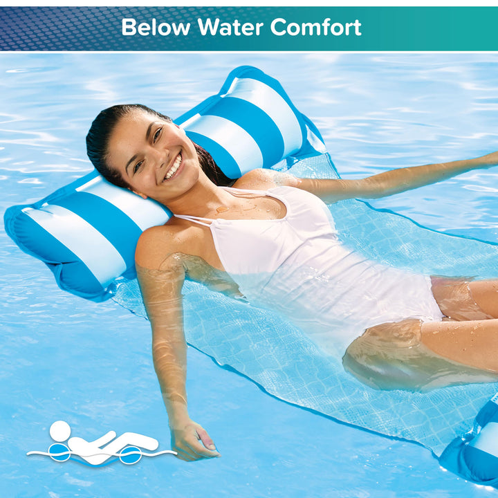 Aqua Hamaca Flotador Inflable 4 en 1 Monterey Piscina y Lago Confortable y Resistente - Imagen 4