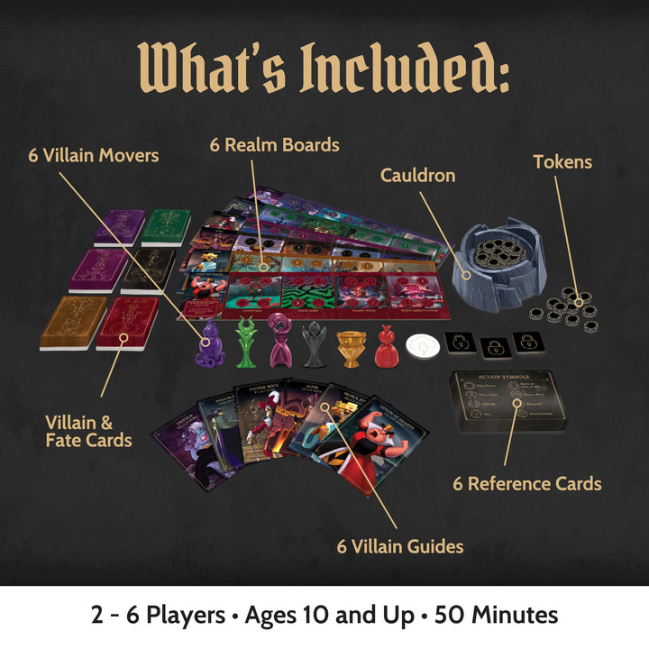 Ravensburger Disney Villainous Juego de Estrategia Para 2-6 Jugadores Aventura de Villanos - Imagen 3