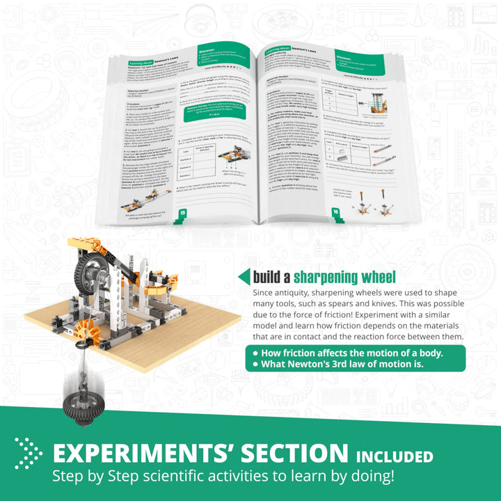 Engino STEM902 Juego de Construcción Leyes de Física para Niños + Aplicación 3D Interactiva - Imagen 4