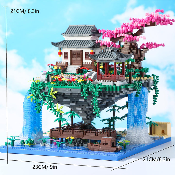 Juego De Construcción Árbol Cerezo 3320 Piezas Con Música Sakura Tree House - Imagen 3