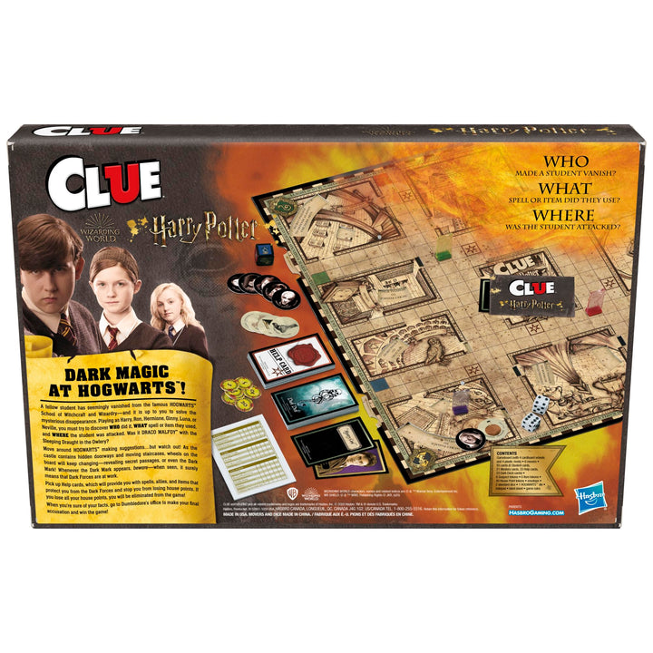 Clue Wizarding World Harry Potter Edition Juego de mesa para toda la familia - Imagen 2