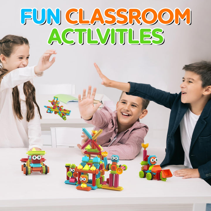 Juguete Educativo Contixo STEM Bloques Apilables 144 Piezas 3D para Niños - Imagen 5