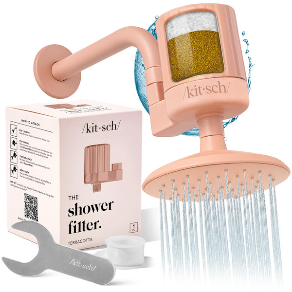 Ablandador De Agua Con Filtro Cabezal De Ducha Para Agua Dura - Imagen 1