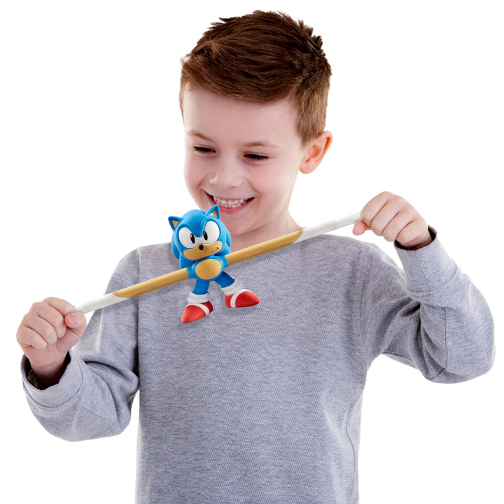 Figura Sonic De Goma Heroes Goo Jit Zu Juguete Interactivo Flexible Para Estirar y Apretar - Imagen 4